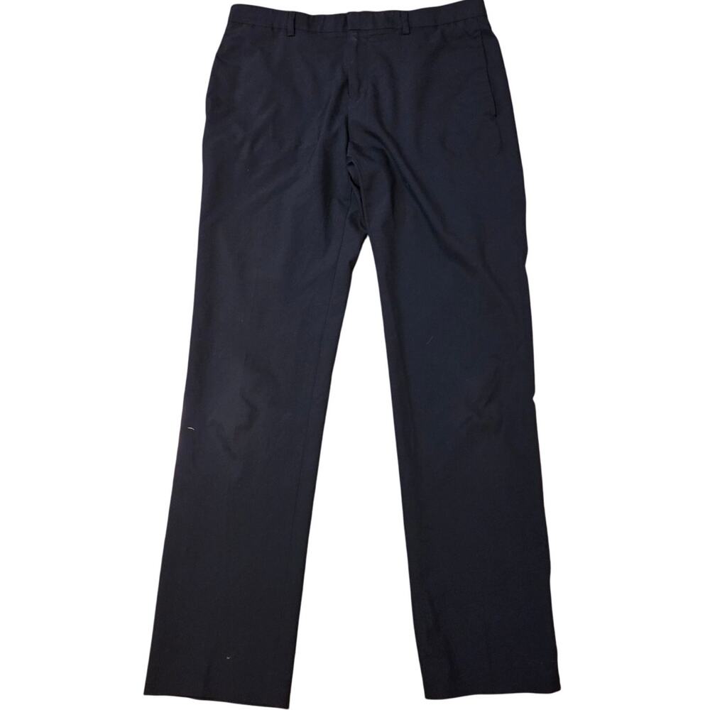 Perry Ellis Portfolio Navy Blue Stretch Flex Pants 34x34 - Picture 3 of 5